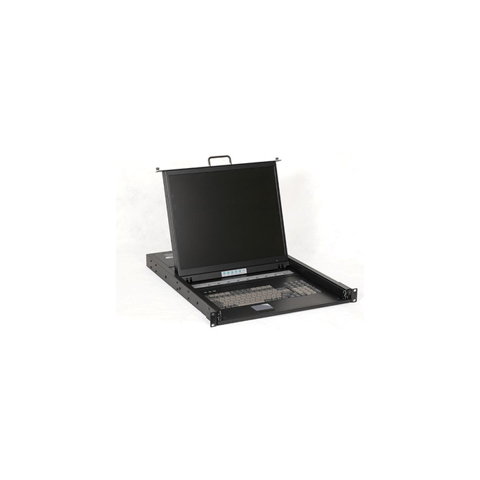 iStarUSA WL-21908 1U Rackmount 19" TFT LCD Keyboard Drawer with Built-in 8-port KVM