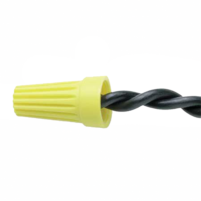 Ideal WT4-B WingTwist Wire Connector, WT4, Yellow, 500/Bag