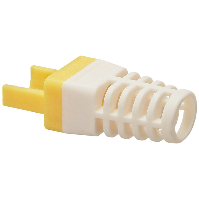 Platinum Tools 100030Y-C Strain Relief for Cat6, (Yellow). 50/Clamshell